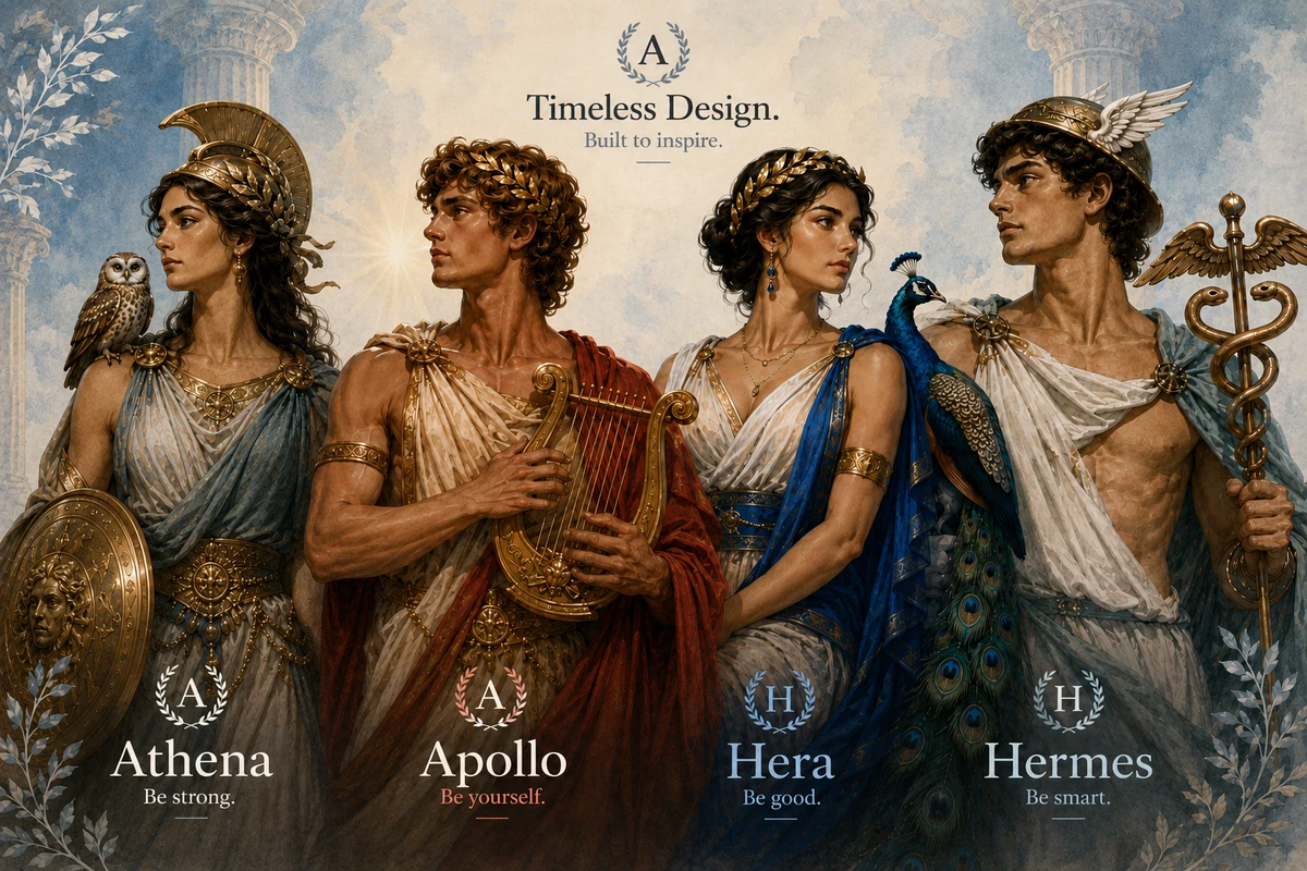 Four gods and a mountain